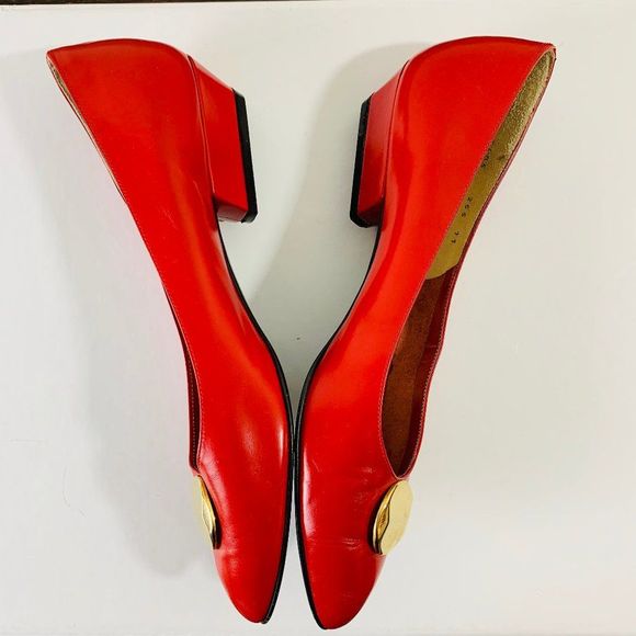 red flat shoes size 11